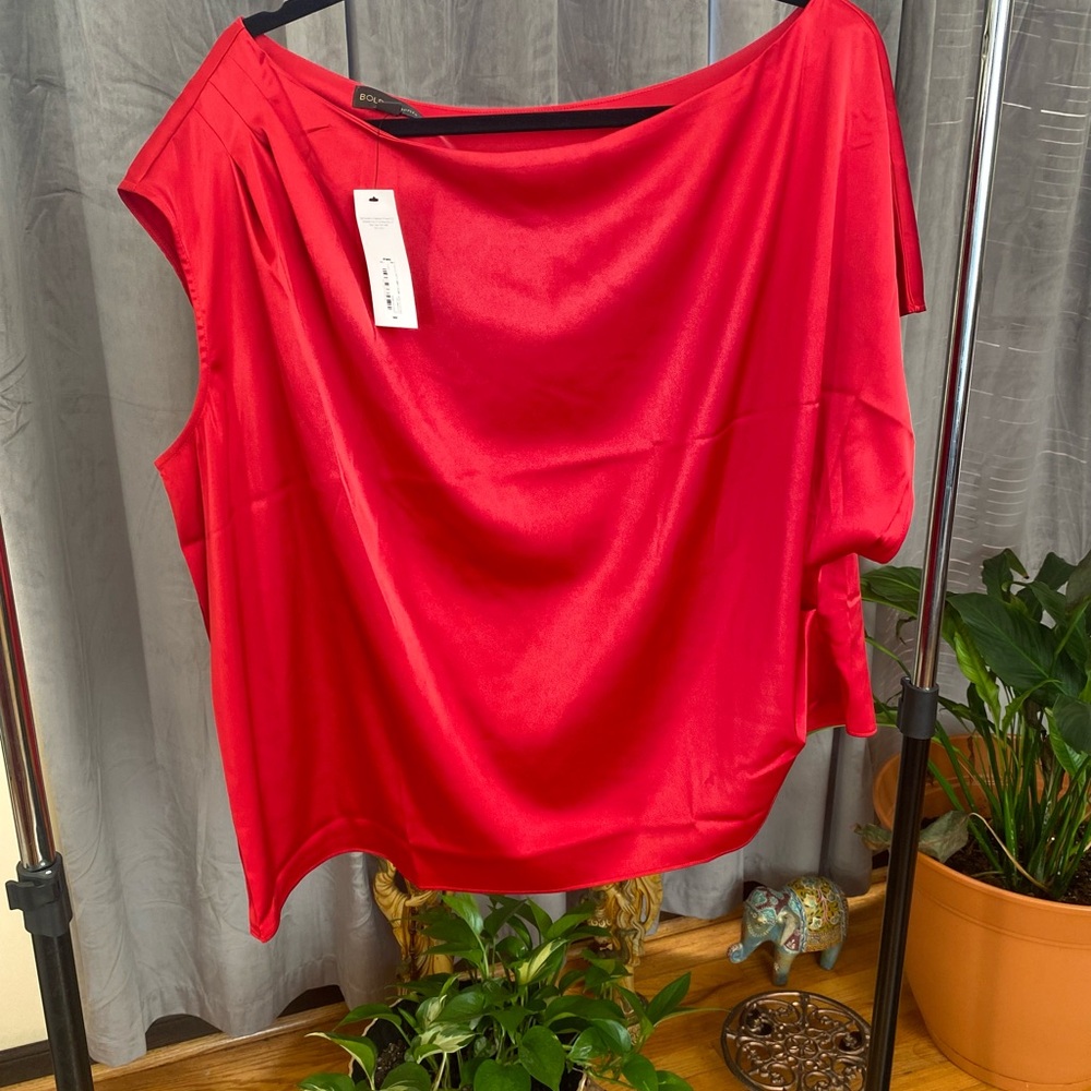 Elegant Red Women's Top
